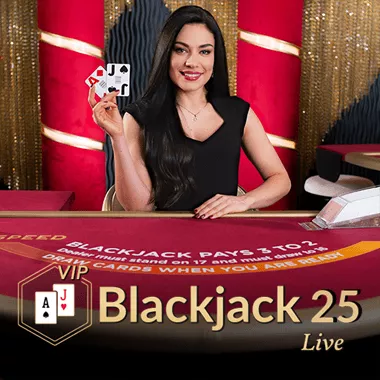 Blackjack VIP 25 game tile