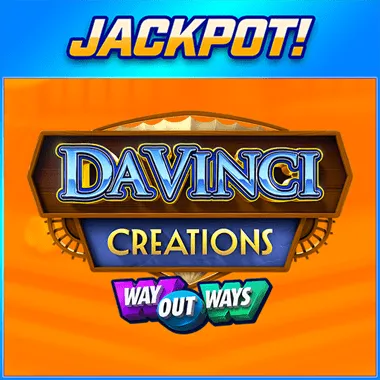 Da Vinci Creations JACKPOT game tile