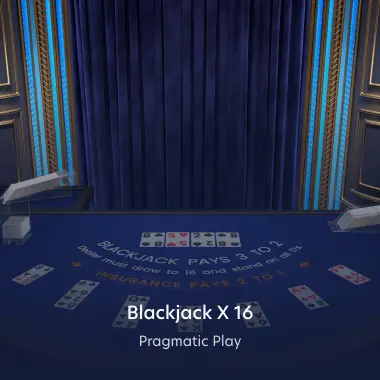 Blackjack X 16 - Azure game tile