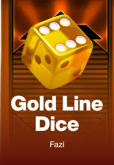 Gold Line Dice