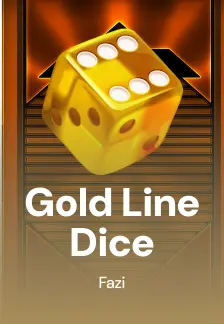 Gold Line Dice