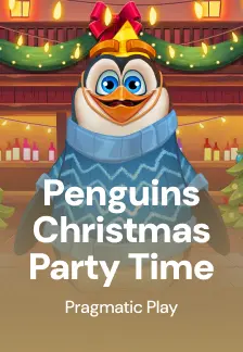 Penguins Christmas Party Time