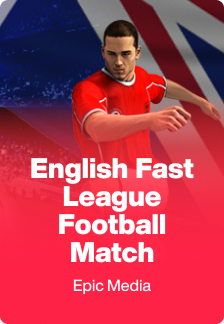 English Fast League Football Match