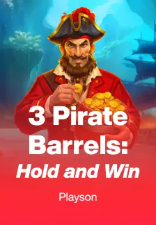 3 Pirate Barrels: Hold and Win