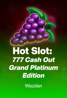 Hot Slot: 777 Cash Out Grand Platinum Edition