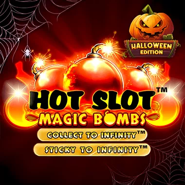 Hot Slot: Magic Bombs Halloween game tile