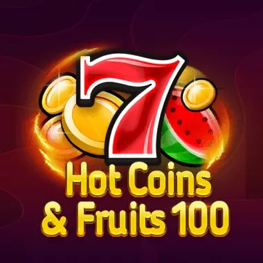 Hot Coins & Fruits 100 game tile