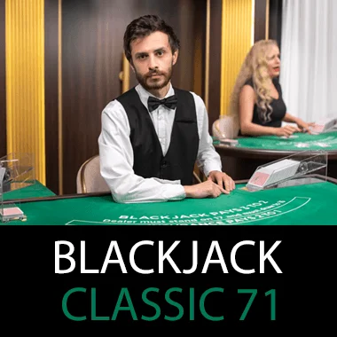 Blackjack Classic 71 game tile