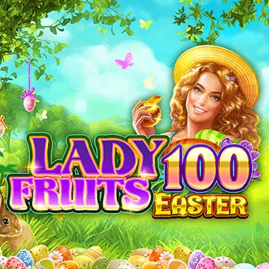 Lady Fruits 100 Easter game tile