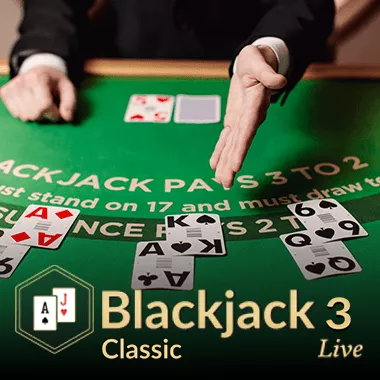 Blackjack Classic 3 game tile