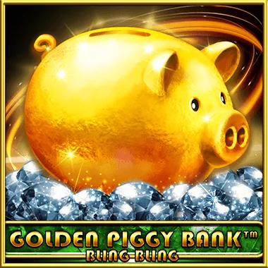 Golden Piggy Bank - Bling Bling game tile