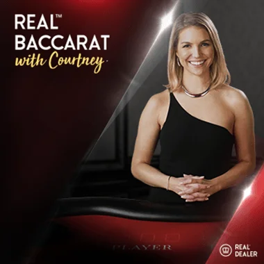 Real Baccarat with Courtney game tile