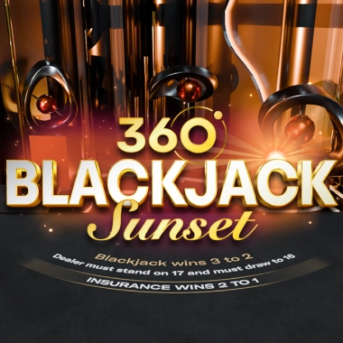 Blackjack 360 Sunset game tile