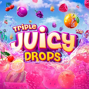 Triple Juicy Drops game tile