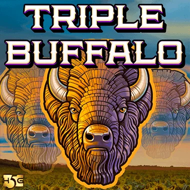 Triple Buffalo game tile