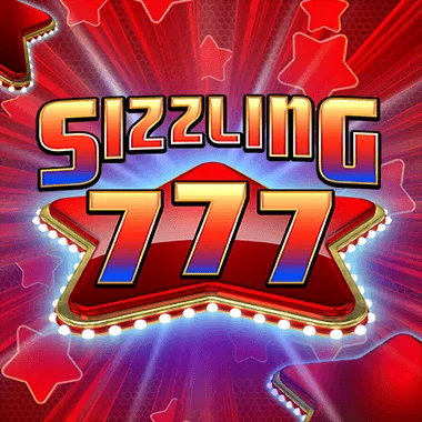 Sizzling 777 game tile