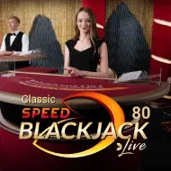 Classic Speed Blackjack 80 game tile