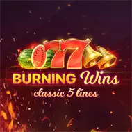 Burning Wins: classic 5 lines game tile