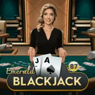 Blackjack 87 - Emerald game tile