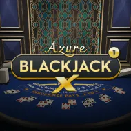 Blackjack X 1 - Azure game tile