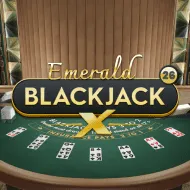 Blackjack X 26 - Emerald game tile