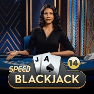 Speed Blackjack 14 - Azure game tile