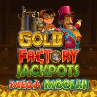 Gold Factory Jackpots Mega Moolah game tile