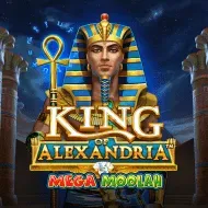 King of Alexandria Mega Moolah game tile