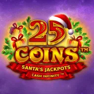 25 Coins Santa's Jackpots game tile