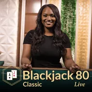 Blackjack Classic 80 game tile