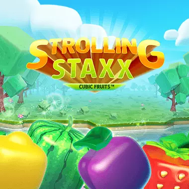 Strolling Staxx: Cubic Fruits game tile