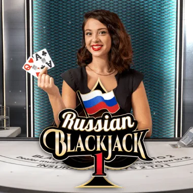 White Russian Blackjack game tile