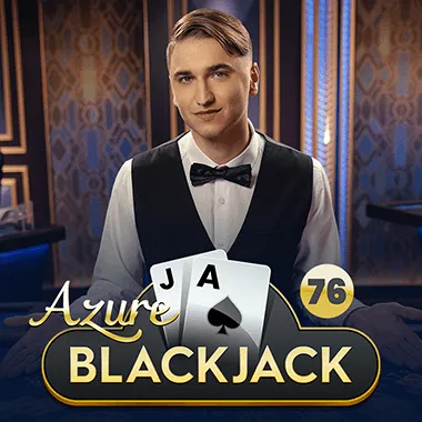 Blackjack 76 - Azure game tile