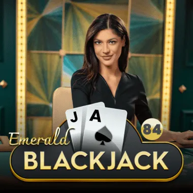 Blackjack 84 - Emerald game tile