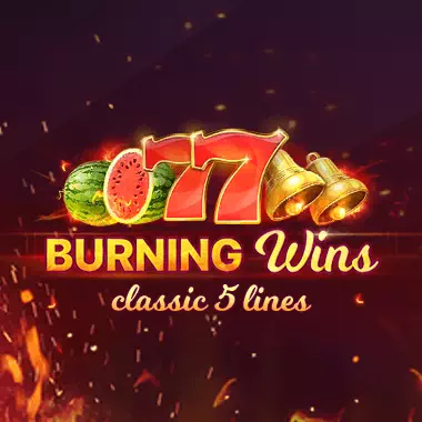 Burning Wins: classic 5 lines game tile