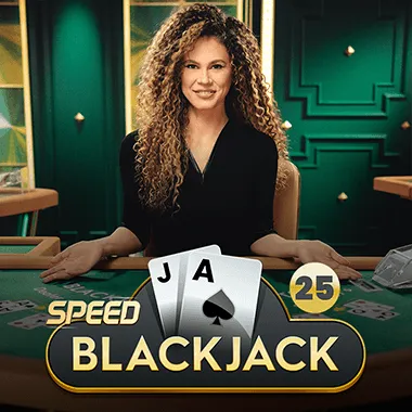 Speed Blackjack 25 - Emerald game tile