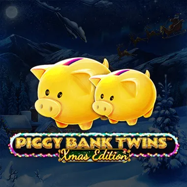 Piggy Bank Twins Xmas game tile