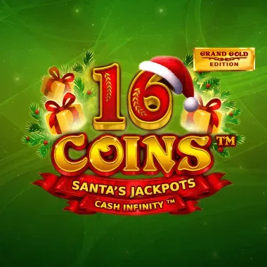 16 Coins Grand Gold Edition Santa's Jackpots game tile