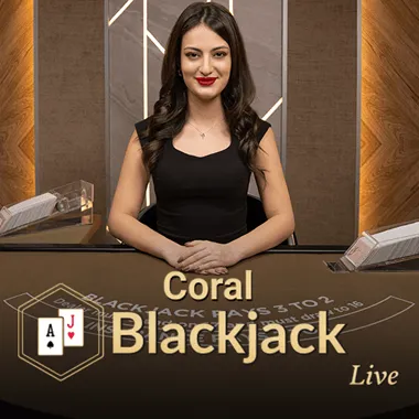 Coral Blackjack game tile