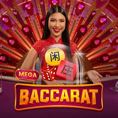 Mega Baccarat game tile