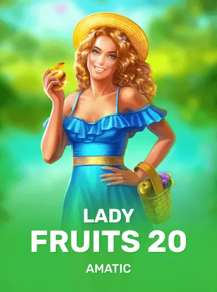 Lady Fruits 20 game tile