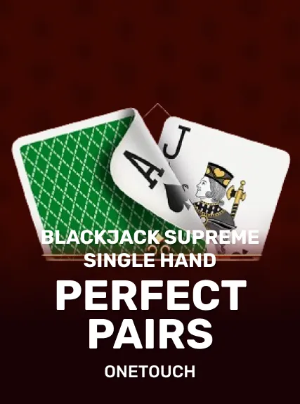 Blackjack Supreme Single Hand Perfect Pairs game tile