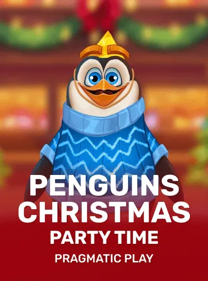 Penguins Christmas Party Time game tile