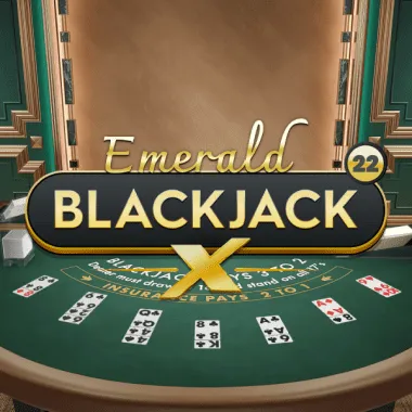 Blackjack X 22 - Emerald game tile