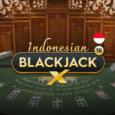 Indonesian BlackjackX 16 game tile