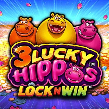 3 Lucky Hippos game tile