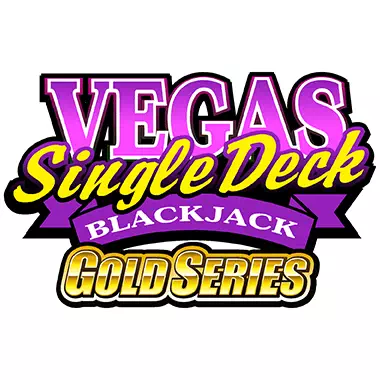 Vegas Single Deck Blackjack Gold game tile