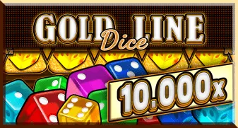 Gold Line Dice game tile