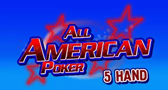All American Poker 5 Hand game tile