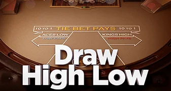 Draw high low game tile